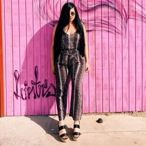 TRIBAL PRINT JUMPSUIT